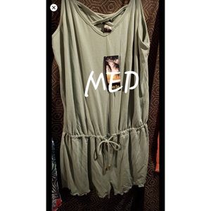 Cute olive romper